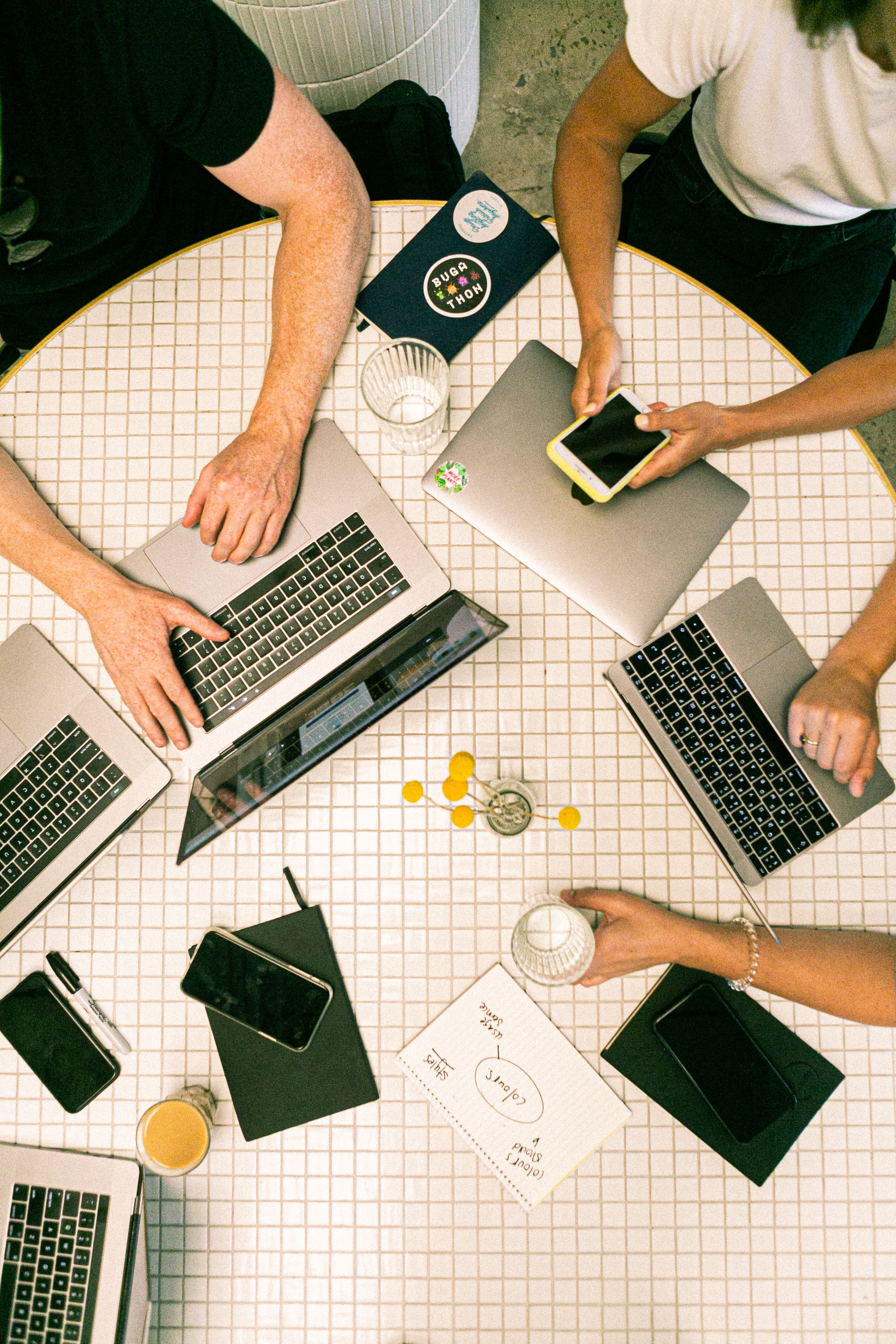 MKW team members in a working session
